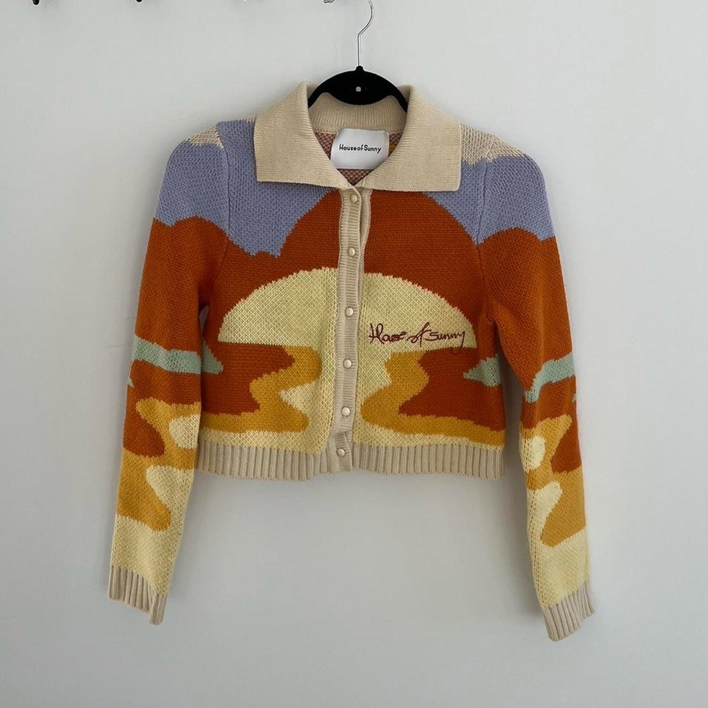 House of Sunny Day Tripper Jacquard Cardigan